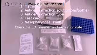 LD Operation Video of Covid 19 Ag Test Kit